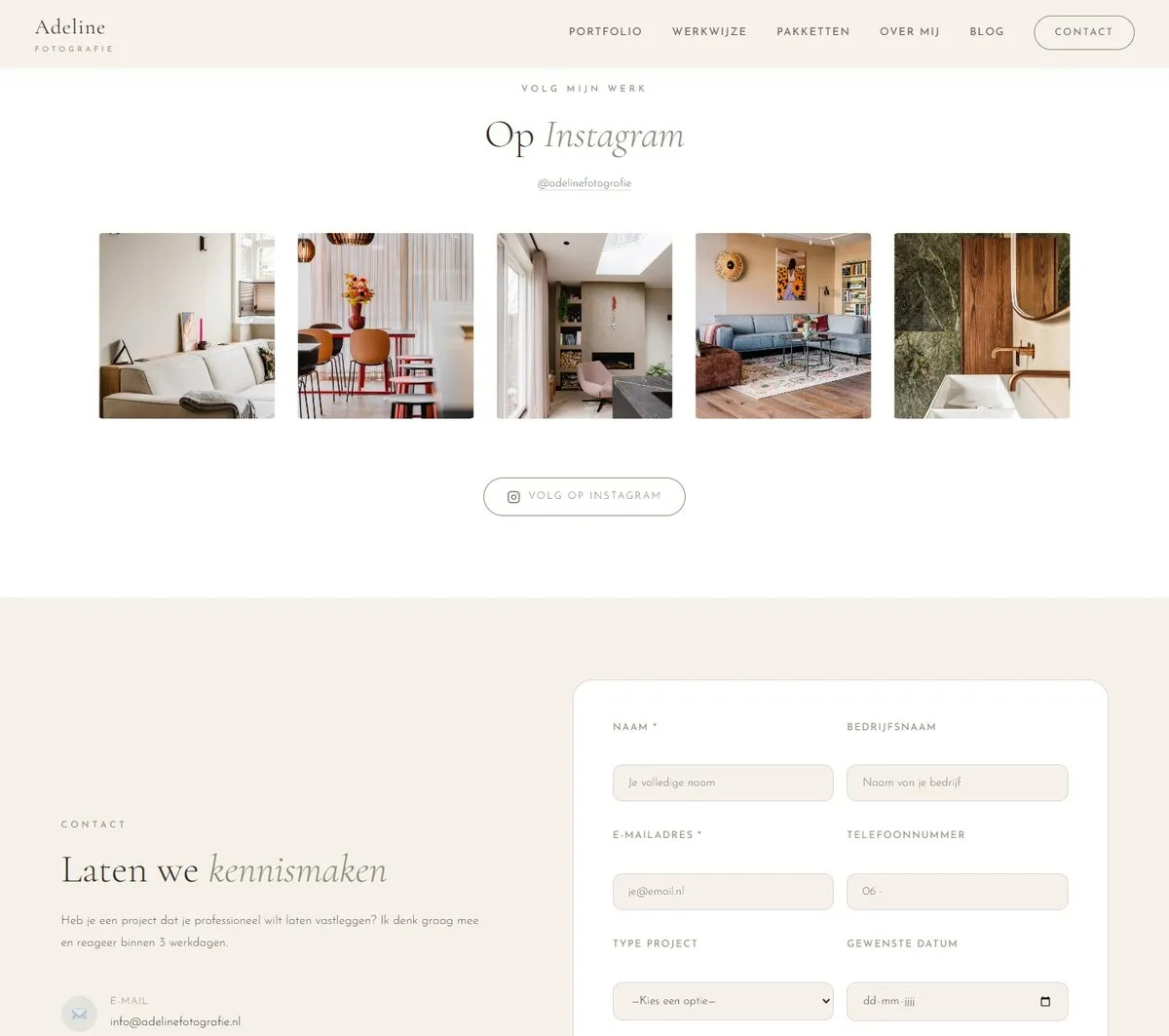 Reviewsectie met 5.0 score uit 6 Google-reviews